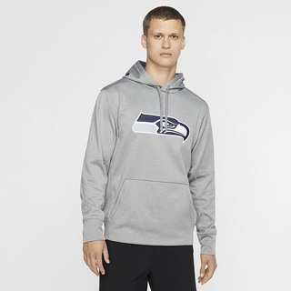 Hanorace Nike Circuit Logo Essential (NFL Seahawks) Pullover Barbati Gri Inchis Bleumarin | ZVME-796